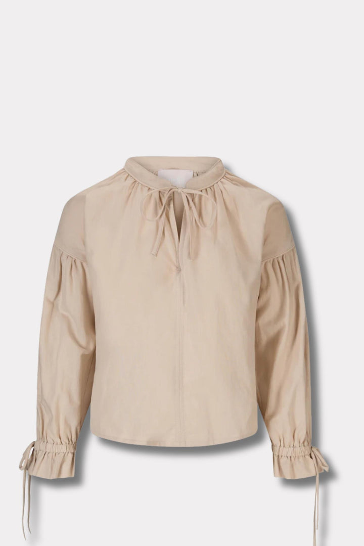 Birge Linen Shirt- Beige