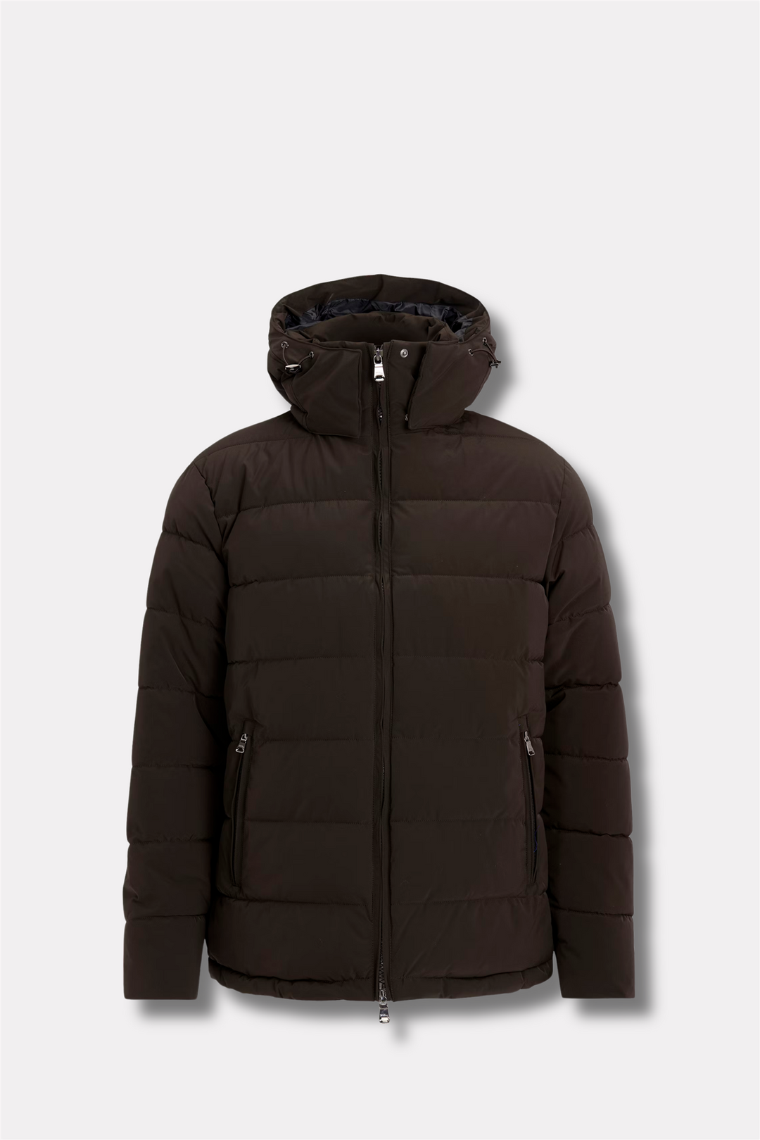 Hooded Puffer Jacket Terra Brown
