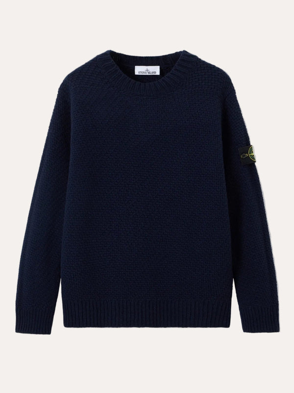 5100055 Loose-fit crewneck jumper Navy Blue