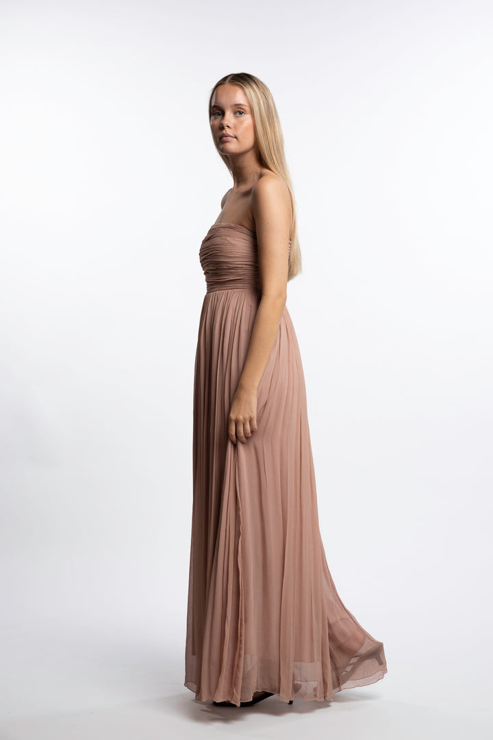 Amalfi Dress- Warm Taupe