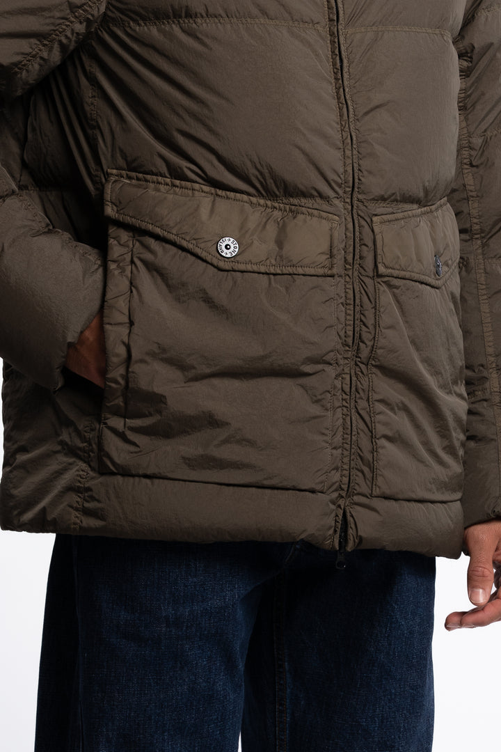 4100011 Garment Dyed Crinkle Reps Ny Military Green