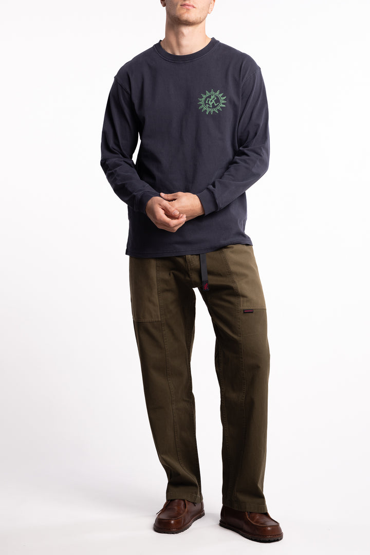 Sun L/S Tee Navy Pigment