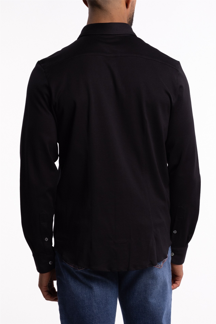 Cotton Stretch Shirt Black