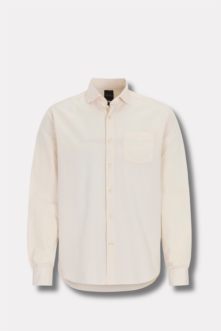 Reg Fit Wide Spread C GD Twill Ecru White