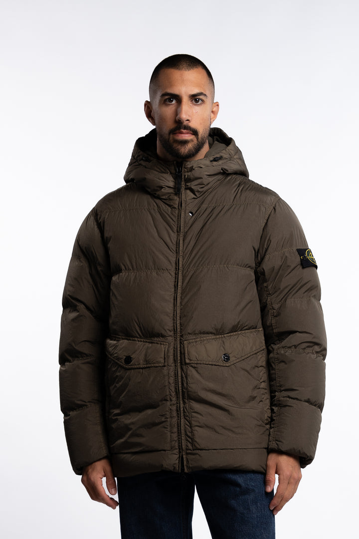 4100011 Garment Dyed Crinkle Reps Ny Military Green