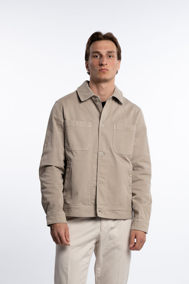 Keegan Denim Style Jacket Beach