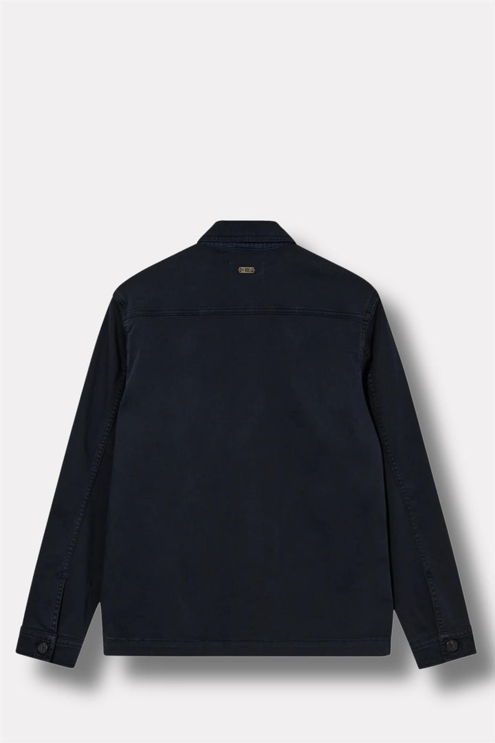 Matteo Soft Overshirt Navy