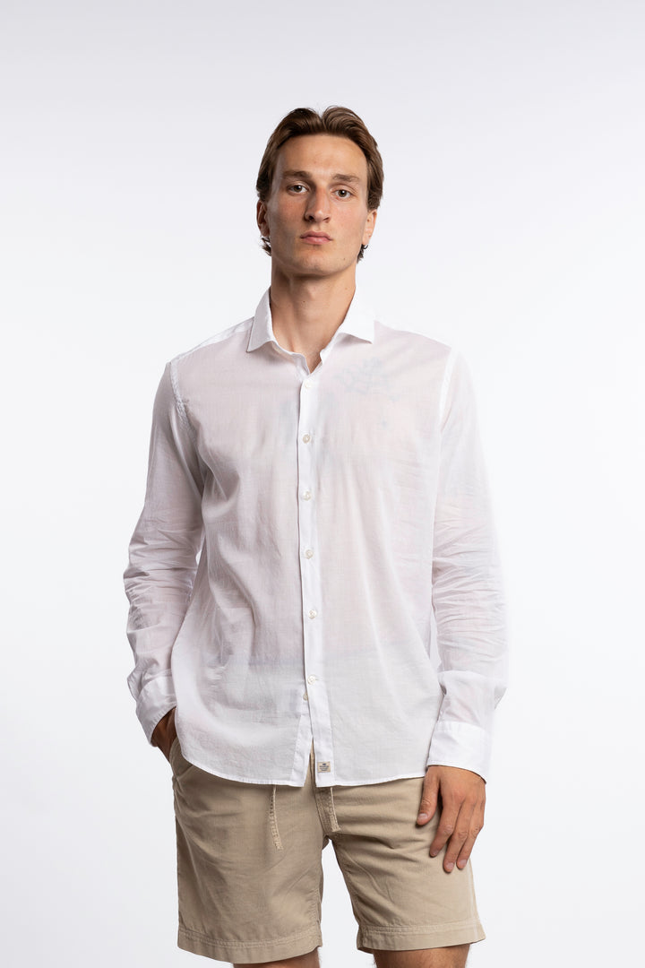 Cotton/Elastan Shirt White