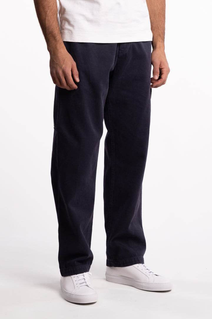 3100008 Organic Panama Cotton 'OLD' Effect Ink Blue