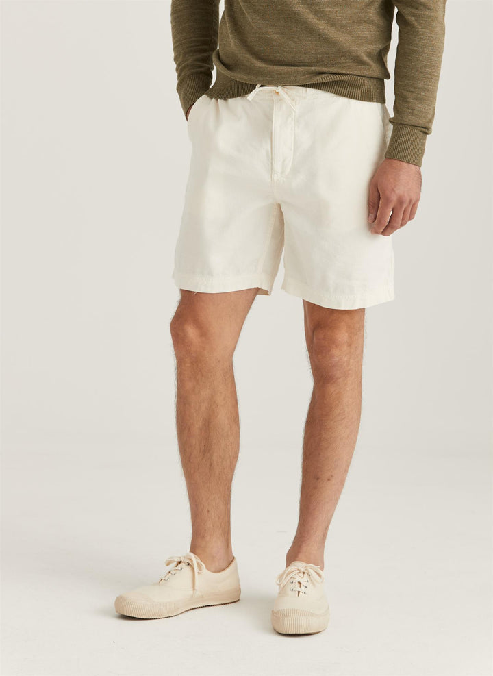 Fenix Cotton/Linen Shorts Off-White