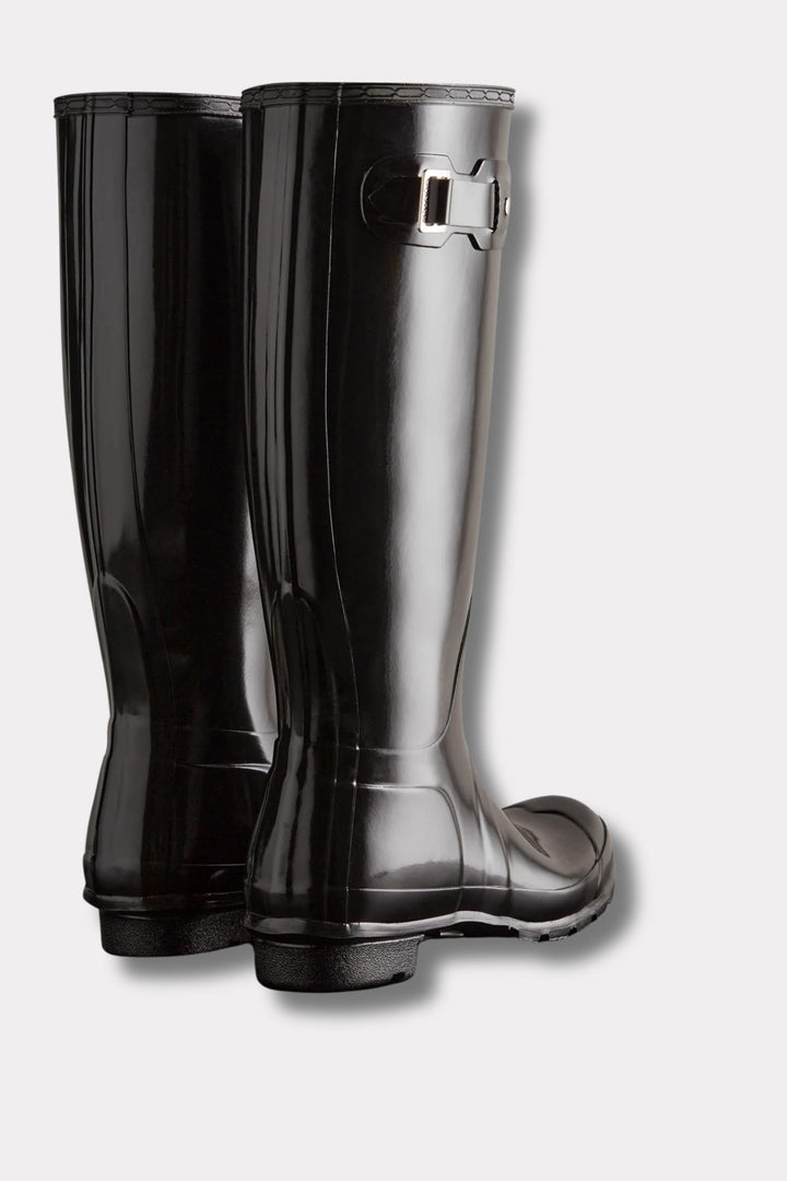 Women's Original Tall Gloss Boots- Black