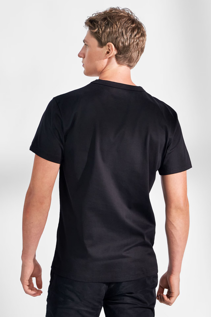 Pima Cotton Crew Neck T-Shirt Black