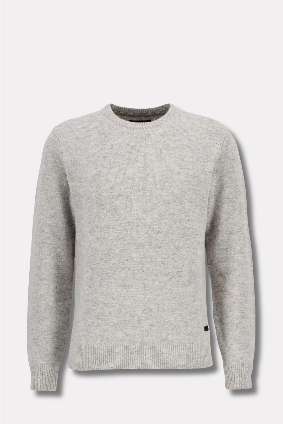 Essential Patch Crew Light Grey Marl