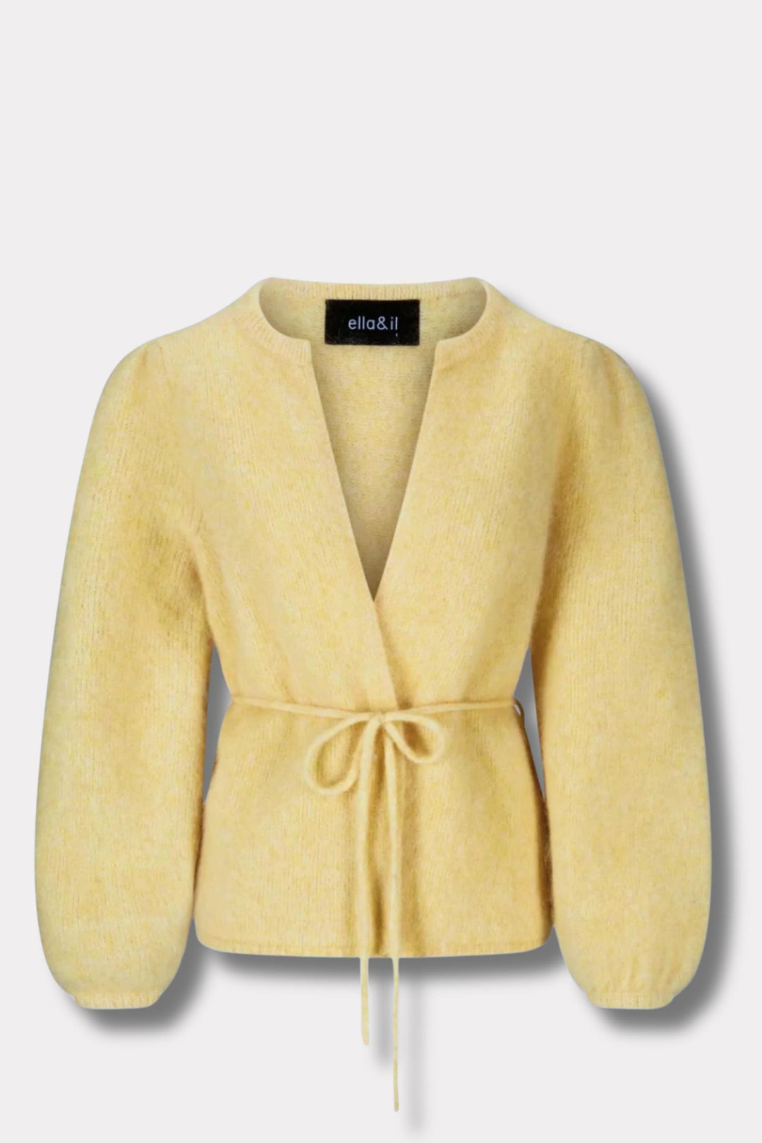 Fredrikke Chunky Cardigan- Yellow