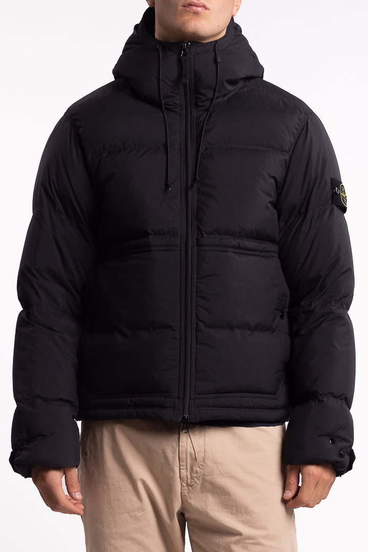 4100019 Matt Ripstop Cordura® Down Parka Black
