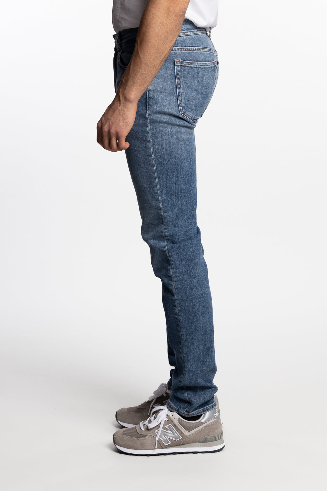 North Slim Fit Jeans Mid Blue