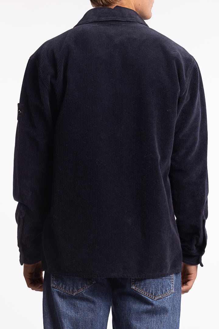 1200012 Organic Cotton Corduroy Overshirt Navy