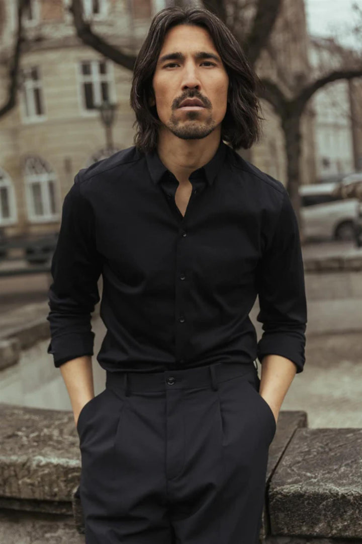 Marco Jersey Shirt Black