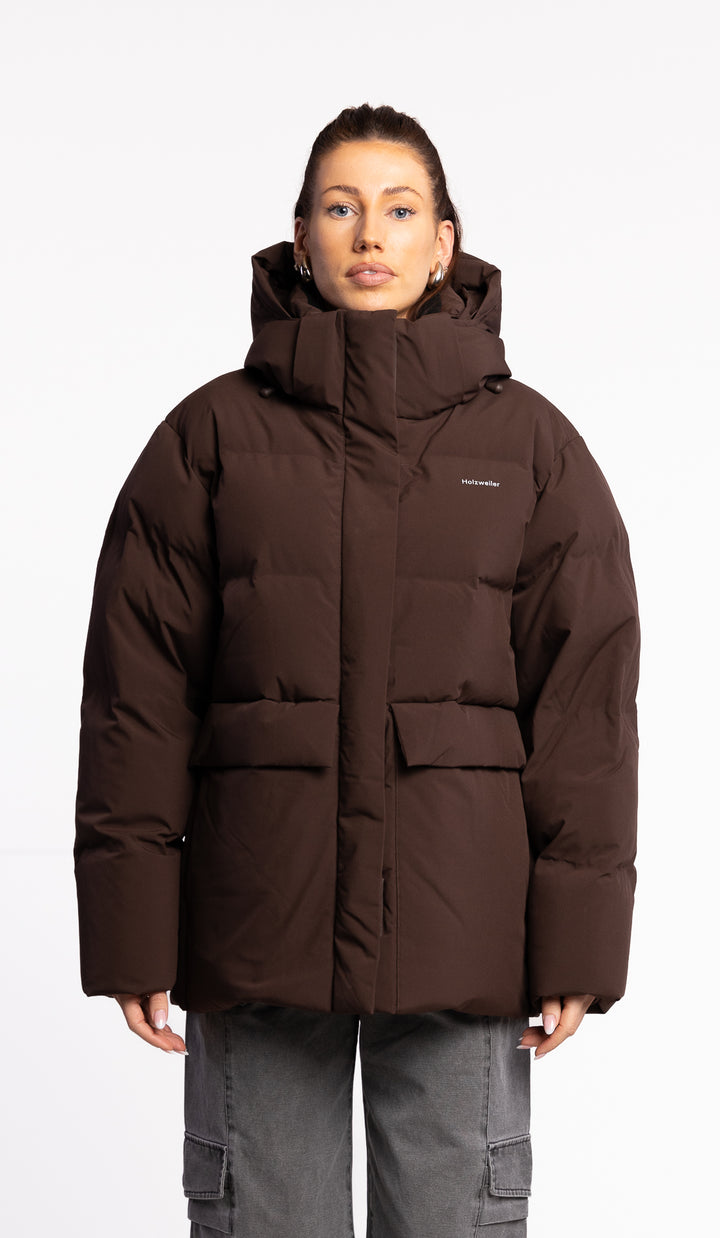 Besseggen Down Jacket - Dk. Brown