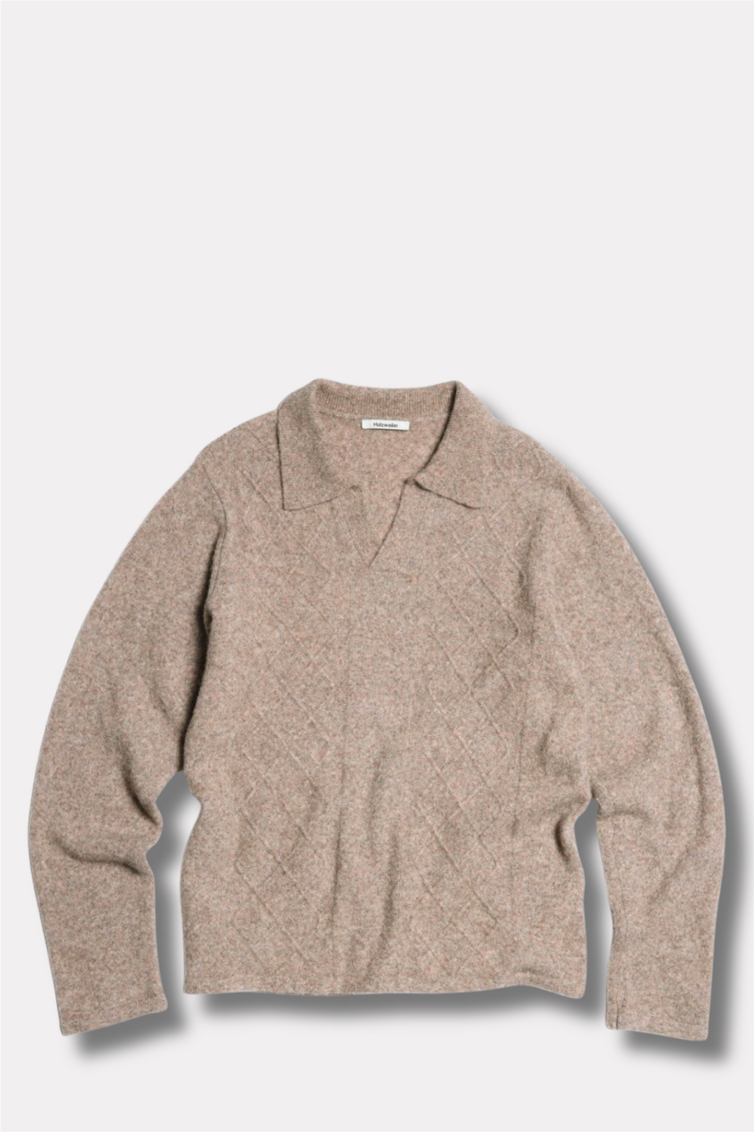 Argyle Shirt Taupe