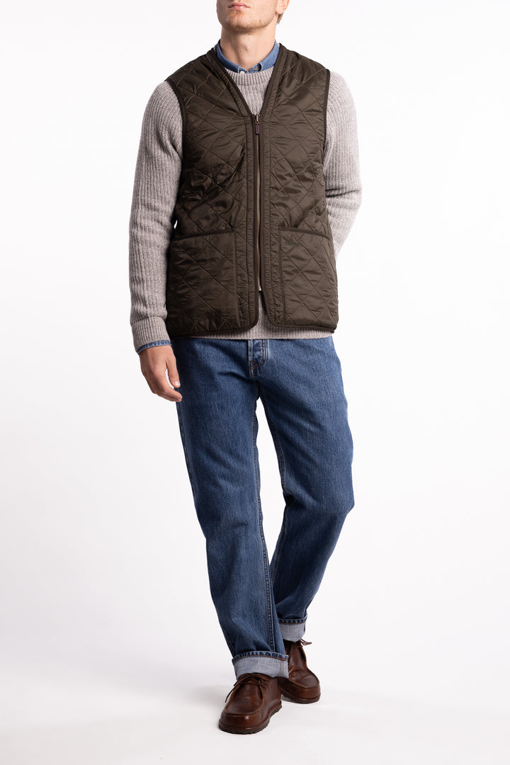 Polarquilt Waistcoat/Zip-In Liner Olive