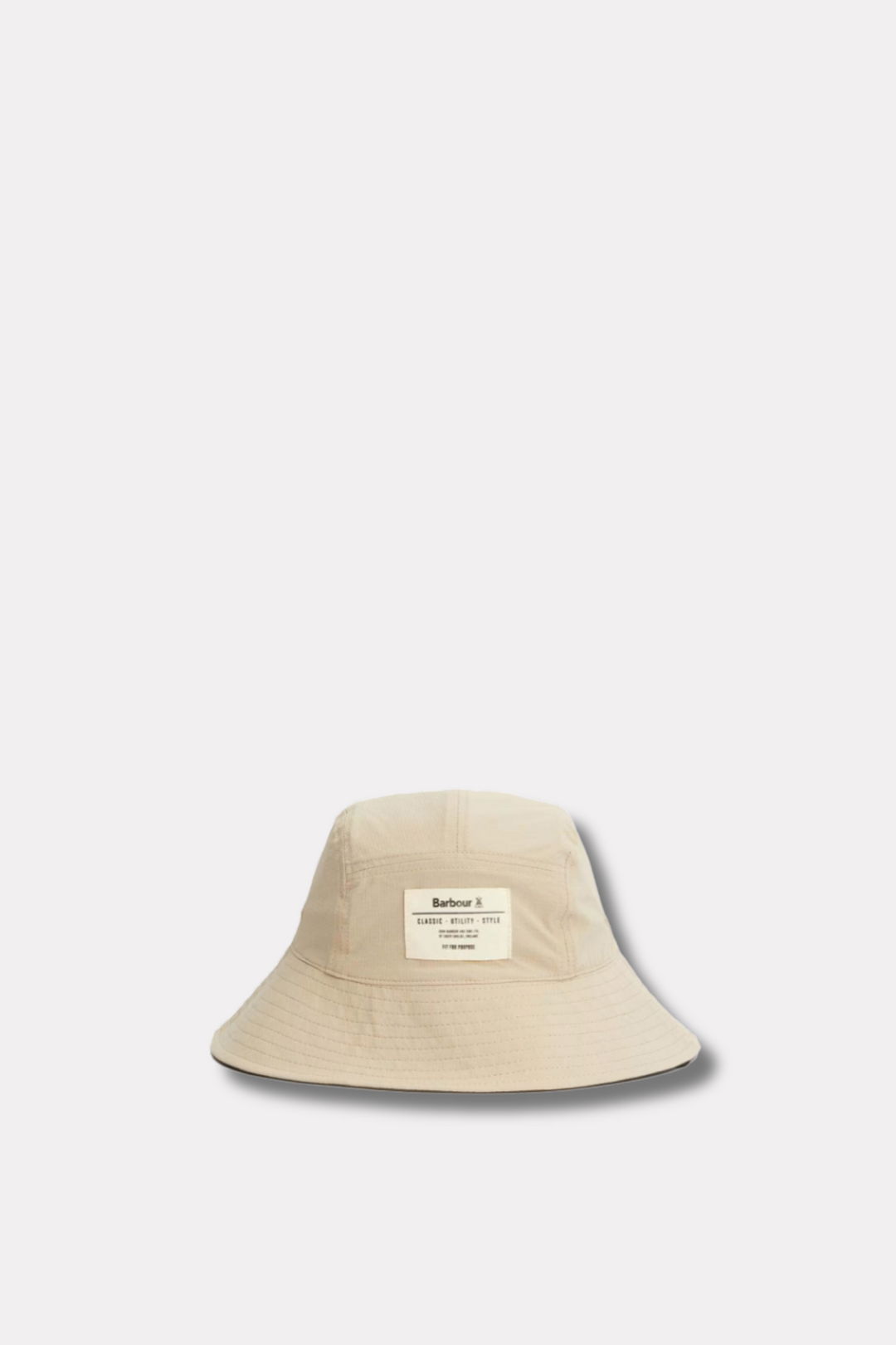 Barbour Bidlam Showerproof Reversible Bucket Hat Concrete/Olive