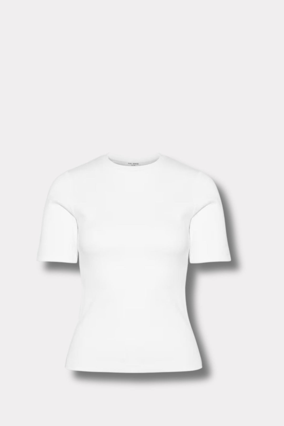 Pippa Rib Tee- Off-White
