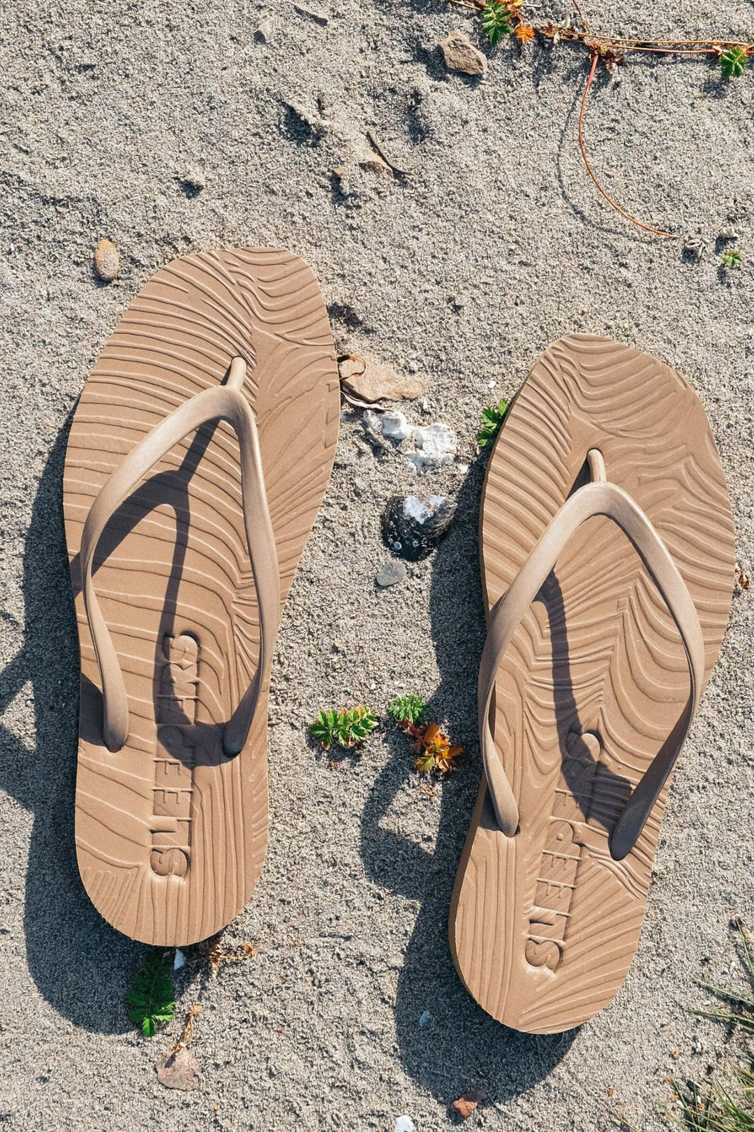 Tapered- Sand  Flip Flops