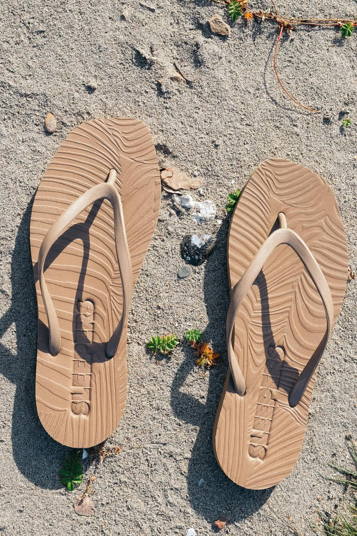 Tapered- Sand  Flip Flops
