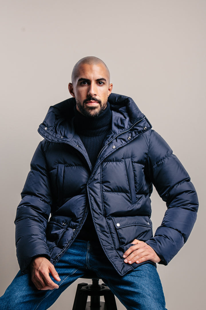 Chamonix Down Parka Navy