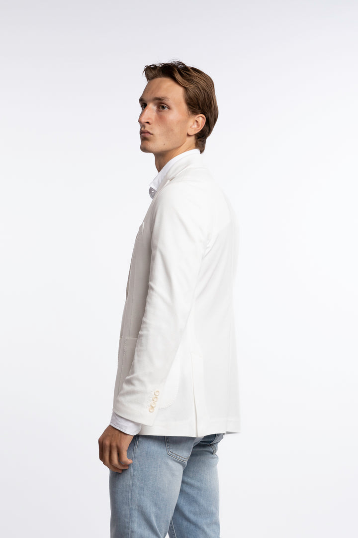 Oxford Blazer Cotton Latte