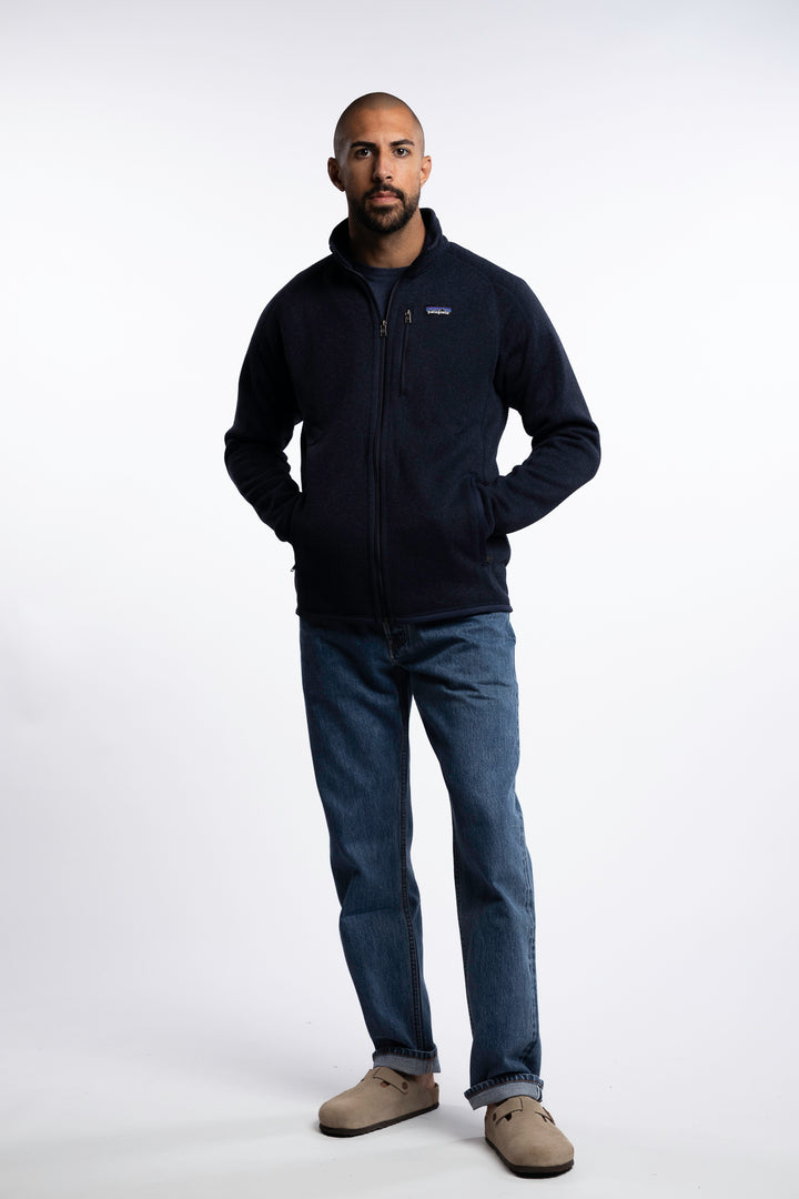 M Better Sweater Jkt New Navy