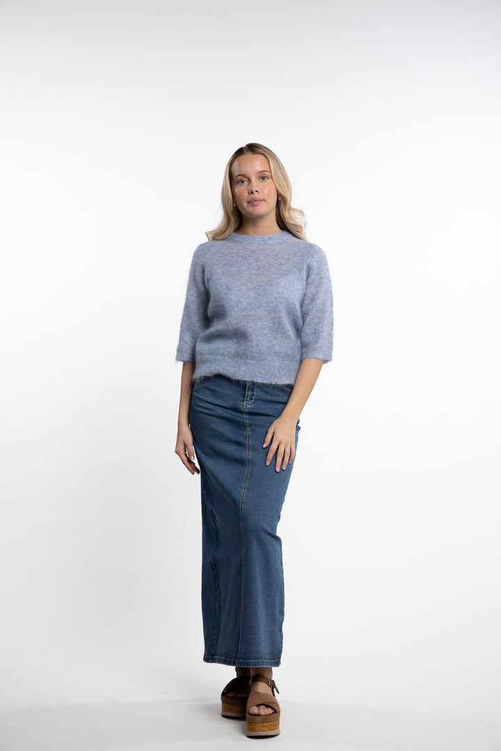 Ulla Chunky Tee- Light Blue