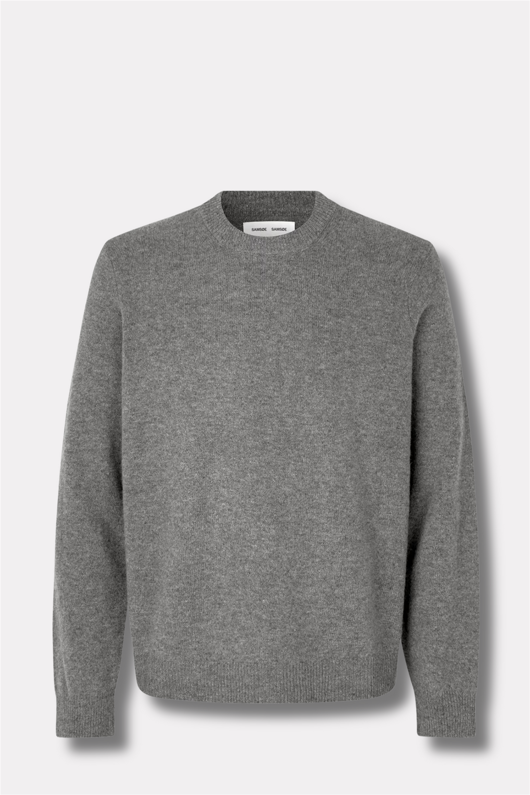 Isak Knit Sweater Dark Grey Mel.
