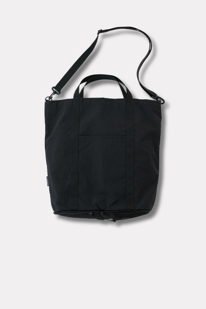 Nylon Packable Tote Black