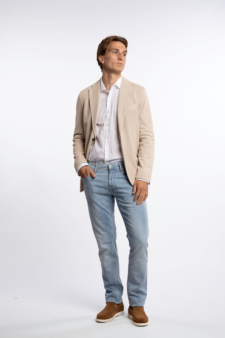 Oxford Blazer Cotton Coconut