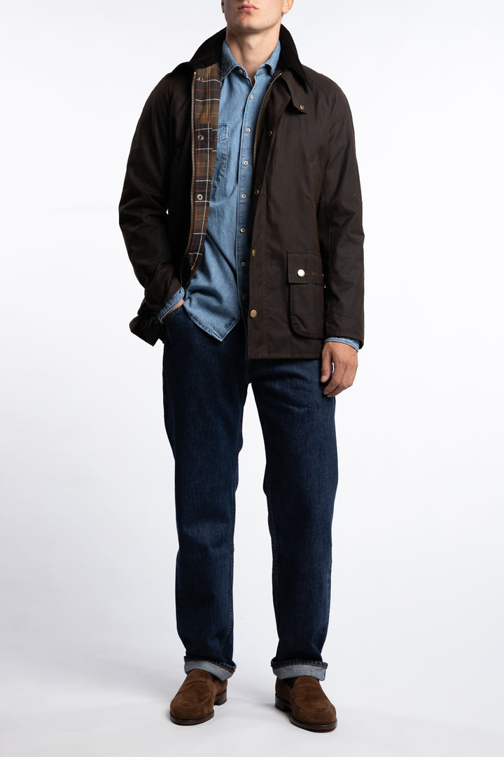 Ashby Wax Jacket Olive