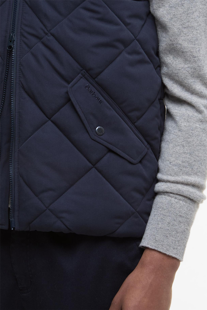 City Chelsea Quilted Gilet Navy