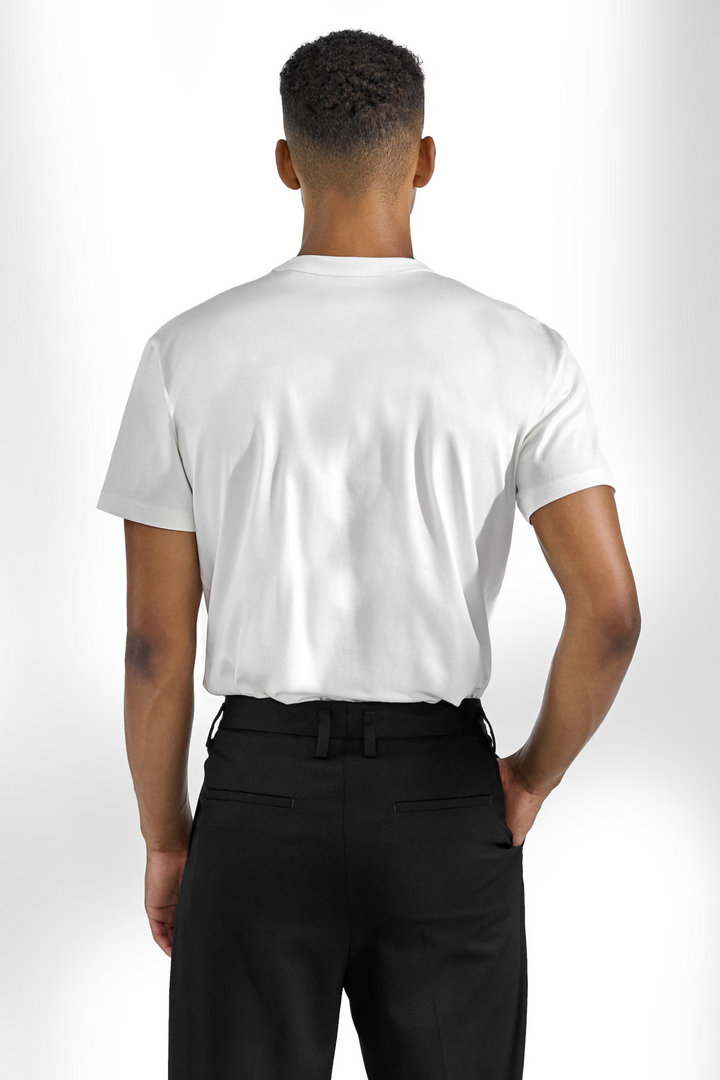 Pima Cotton Crew Neck T-Shirt White