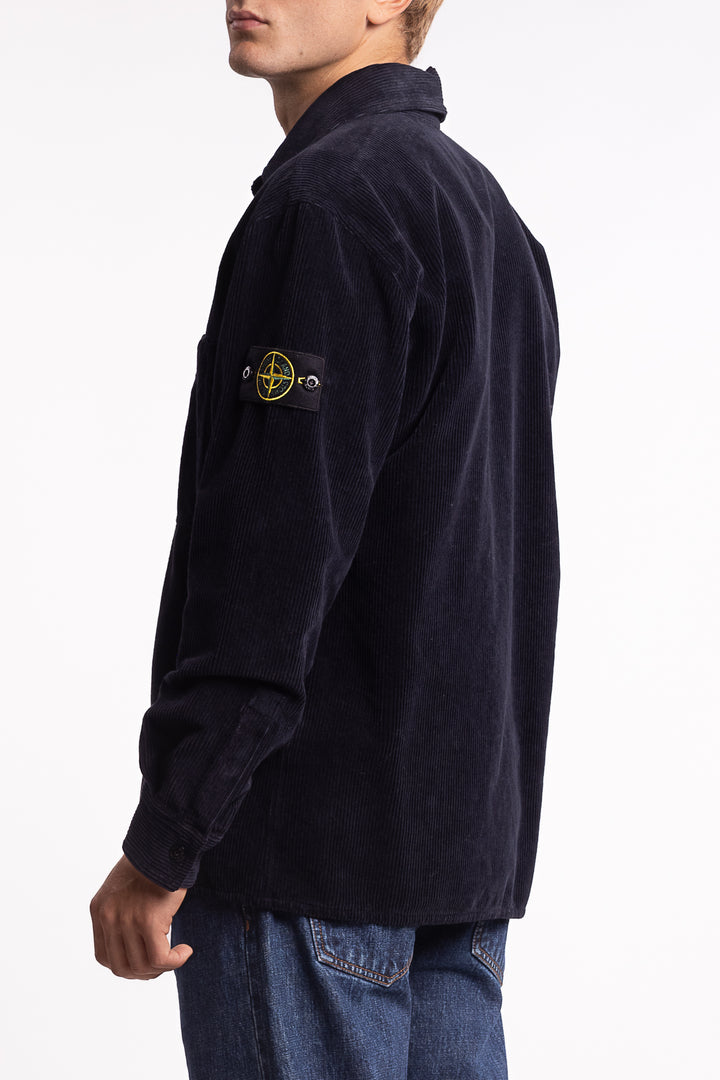 1200012 Organic Cotton Corduroy Overshirt Navy