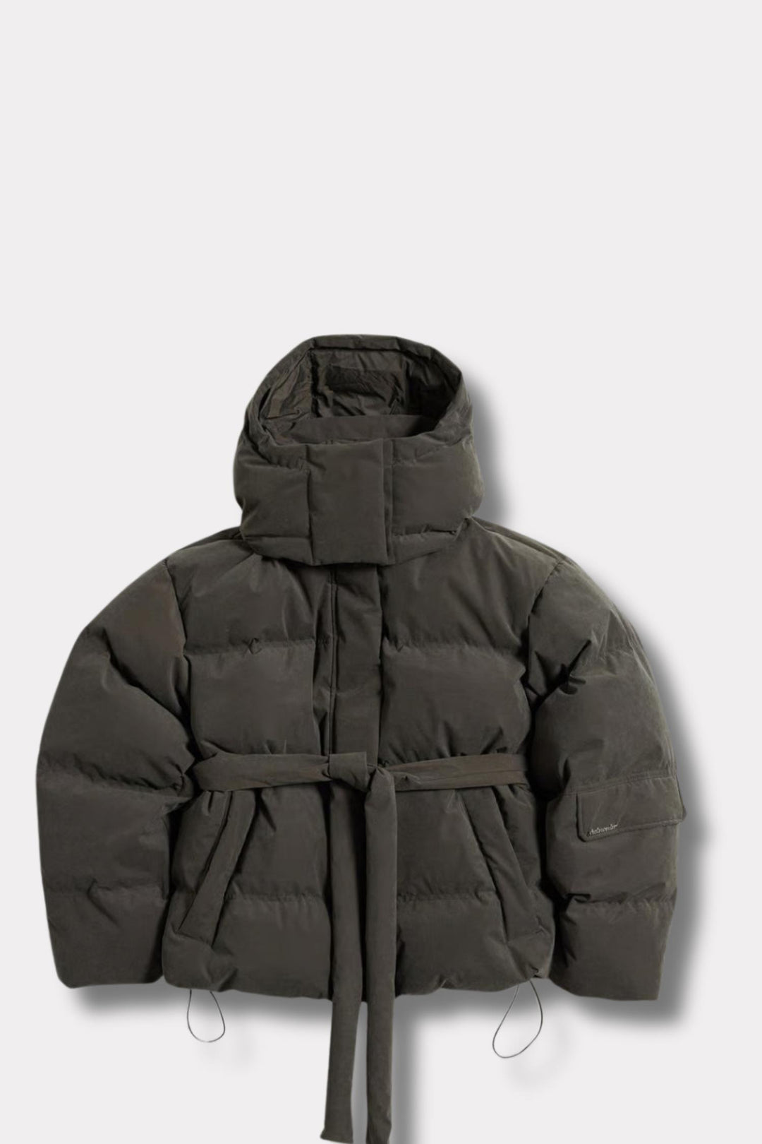 Steilia Brushed Down Jkt - Dk. Green