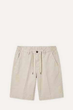 Cotton/Stretch Shorts Beige