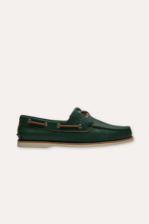 Classic Boat Shoe Full Grain Medium Green