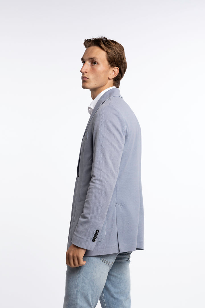 Oxford Blazer Cotton Dark Sky