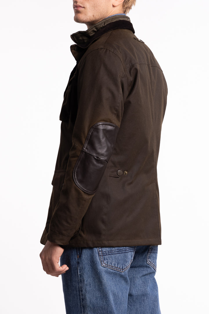 Ogston Wax Jacket Olive