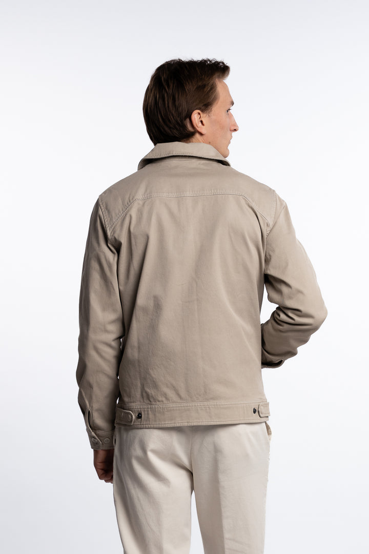 Keegan Denim Style Jacket Beach