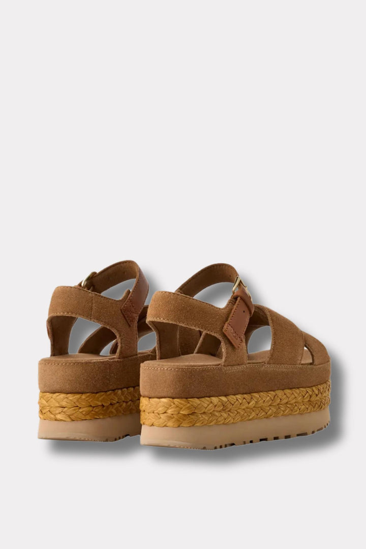 W Aubrey Ankle Strap- Chestnut