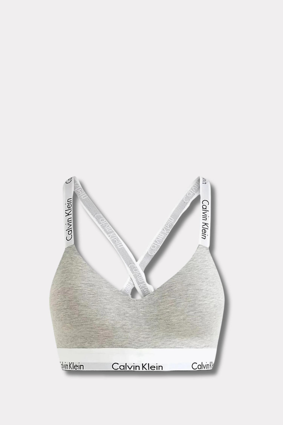 Light Lined Bralette- Grey Heather