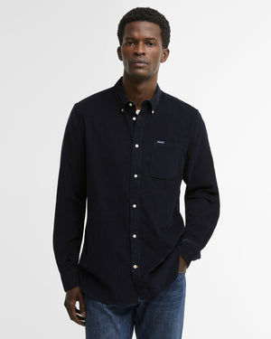 Ramsey Tailored Cord Shirt Navy