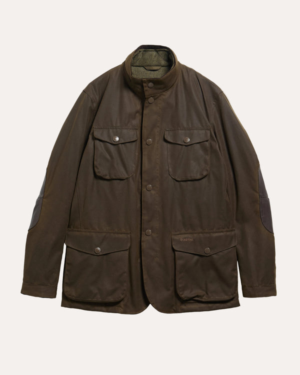 Barbour Ogston Wax Jacket Olive - packshot